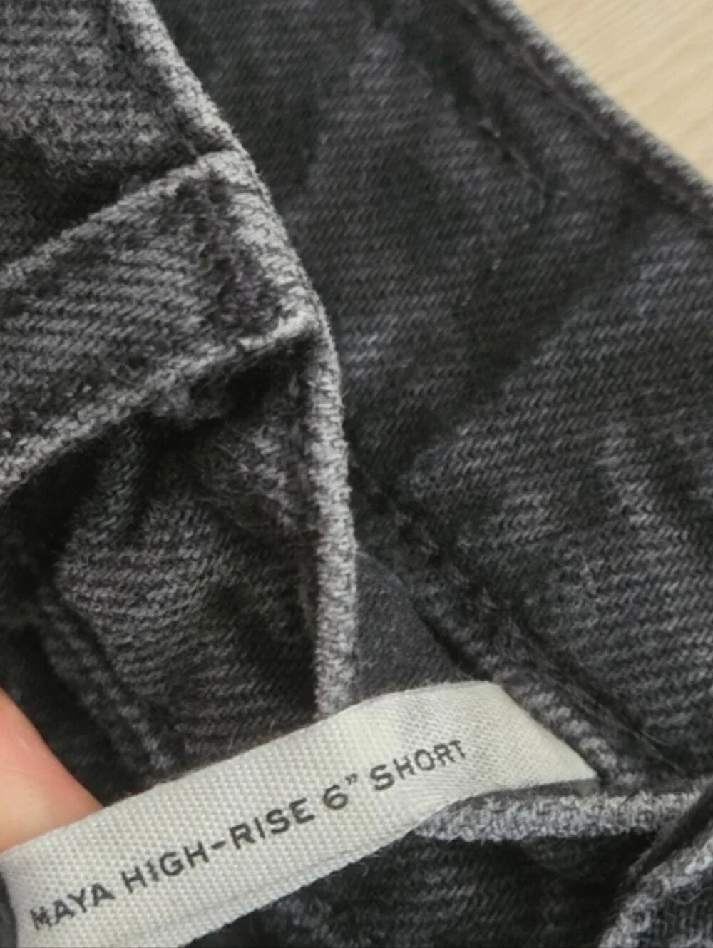 Rag & Bone Maya High Rise 6” Short in Black Modest Size 23